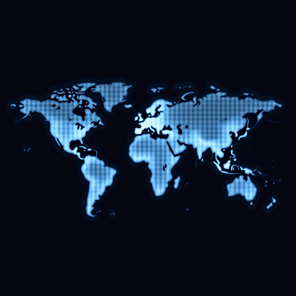 Atmospheric world map data grid